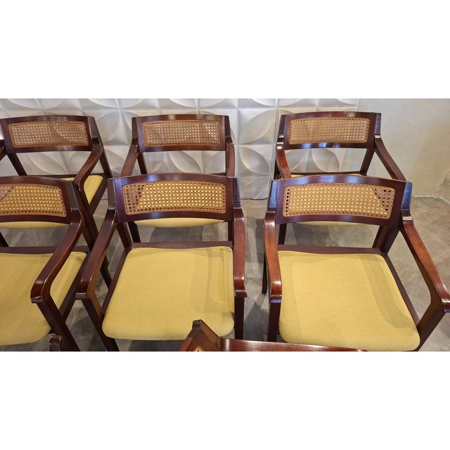 Mid-Century Modern Dining Chairs from José Daniel Santa Rita, 1970s, Set of 10 For Sale - Image 3 of 14