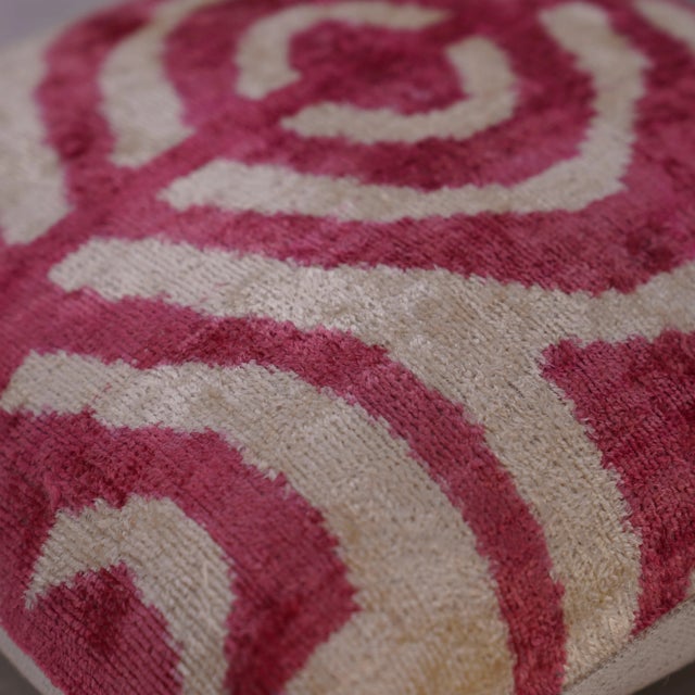 2020s Contemporary Handmade Velvet Tiger Print Throw Pillow & Down Feather Insert For Sale - Image 5 of 11