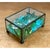 Metal Retro Glass Display Box With Crystal and Resin Prisms For Sale - Image 7 of 12