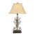 Vintage Maitland-Smith Neoclassical Brass Scrollwork Table Lamp For Sale