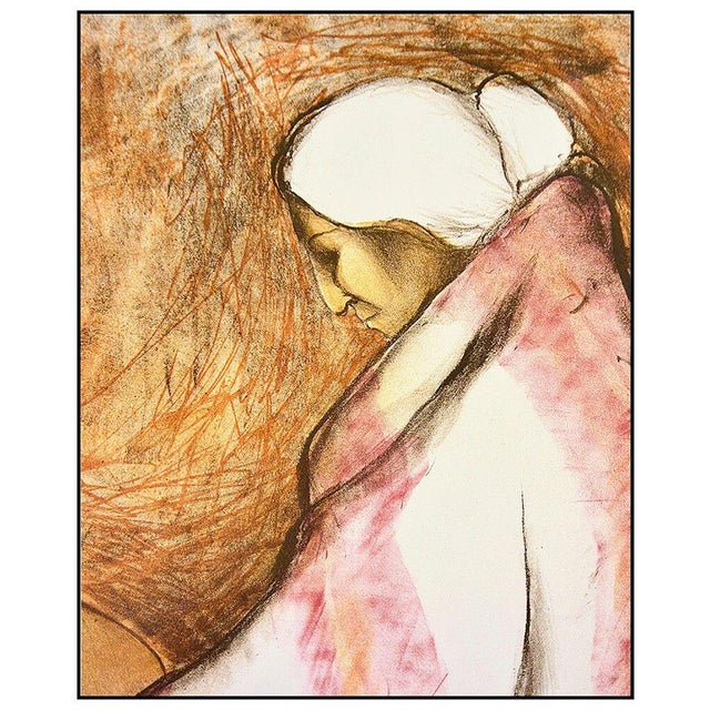 Traditional Late 20th Century Women with Bowl, R.C. Gorman For Sale - Image 3 of 6