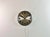 This wall clock was produced by Palmtag in Germany during the 1960s. It features a silver chrome plated iron frame, a...