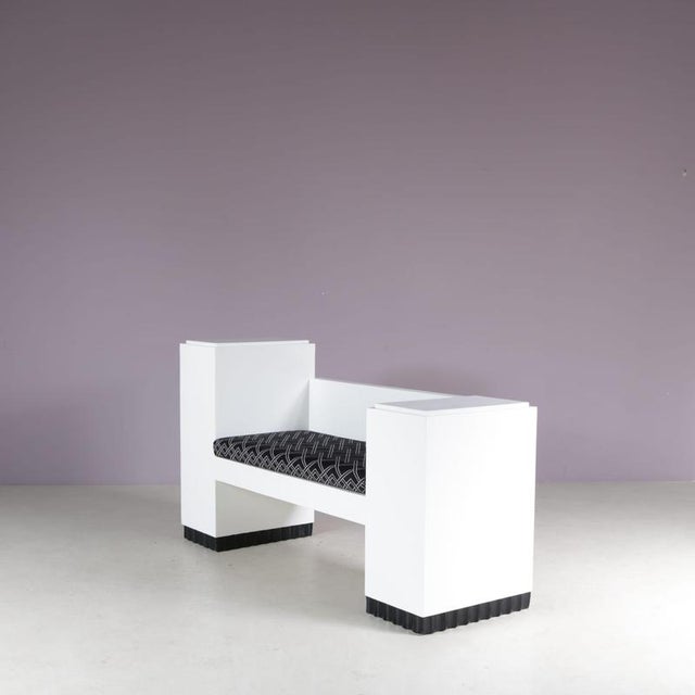 Bench in the style of Wiener Werkstätte, Austria, 1930s For Sale - Image 13 of 17