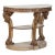 French Louis XVI Style Creme Peinte Giltwood Console Table, 19th Century For Sale