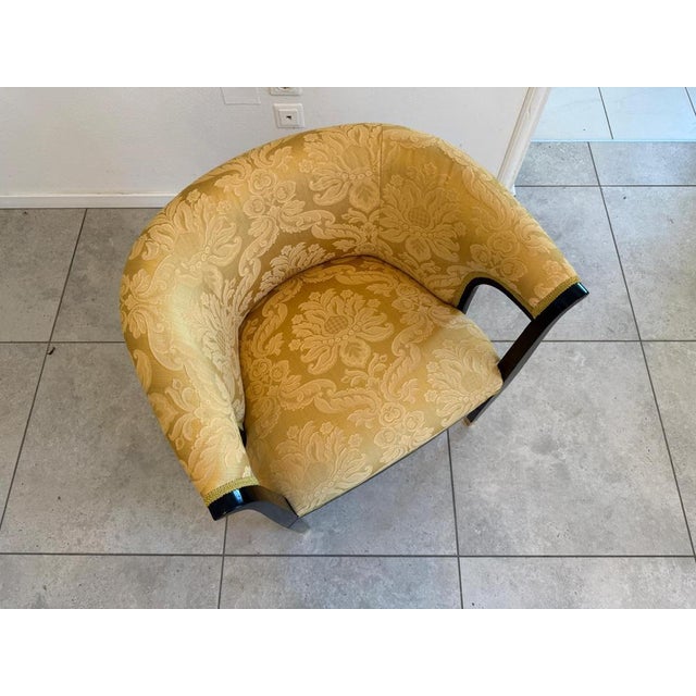 Art Nouveau Upholstered Armchair For Sale - Image 10 of 12