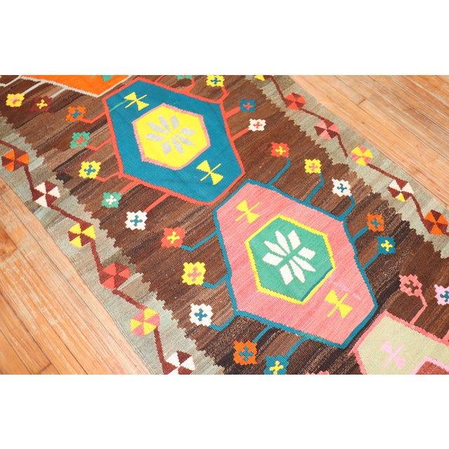 Late 20th Century Turkish Kilim Runner For Sale - Image 13 of 18