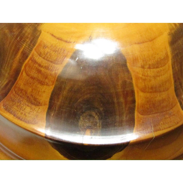 Brazilian Art Deco Butterfly Wood Lamp For Sale - Image 12 of 18