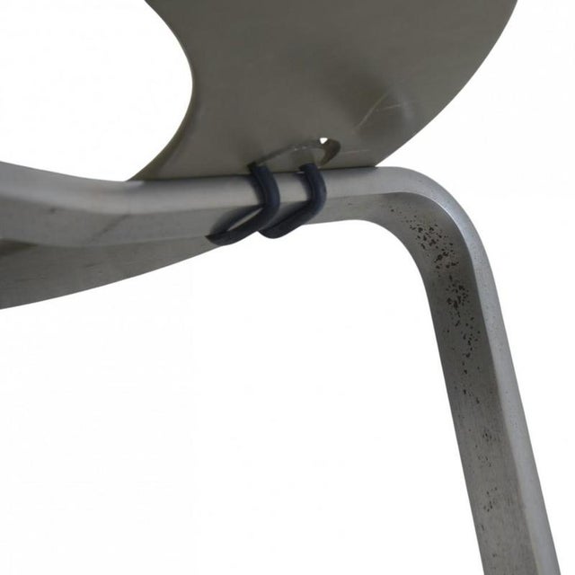Beige PK33 Stool in Leather by Poul Kjærholm, 1970s For Sale - Image 8 of 11