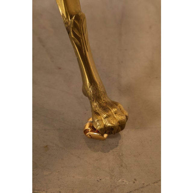 Mid 20th Century Neoclassical Style Pair of Marble Top Gueridon Side Tables For Sale - Image 12 of 18