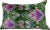 Contemporary Silk Uzbek Ikat Velvet Hand Made Pillow Cushion For Sale - Image 3 of 3