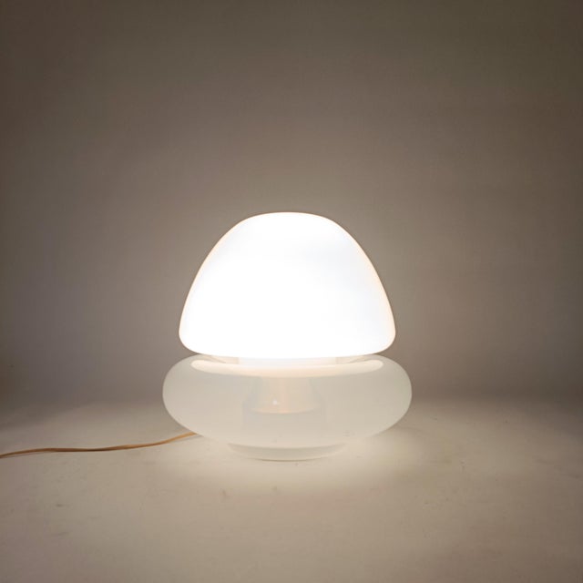 Large Italian Murano Glass Table Lamp, 1970s For Sale - Image 4 of 10