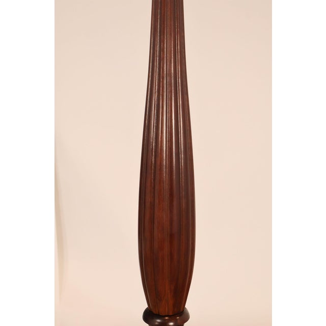 Thomasville Collectors Cherry Chippendale Style King Poster Bed For Sale - Image 12 of 18