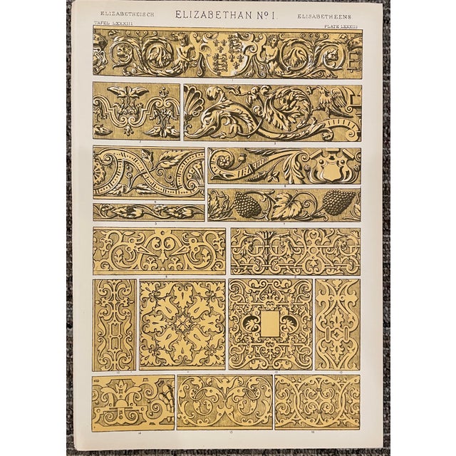 Printmaking Materials Set of Four Chromolithographs From Grammar of Ornament by Owen Jones For Sale - Image 7 of 7