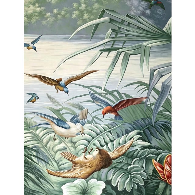 If you admire the timeless elegance of luxury scenic wallcoverings but seek a more accessible alternative, these hand-...