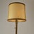 Leather and Brass Floor Lamp with Parchment Shade, 1960s For Sale - Image 9 of 13