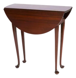 Queen Anne Dropleaf Console Table Custom Made by David LeFort of Hanover, Massachusetts