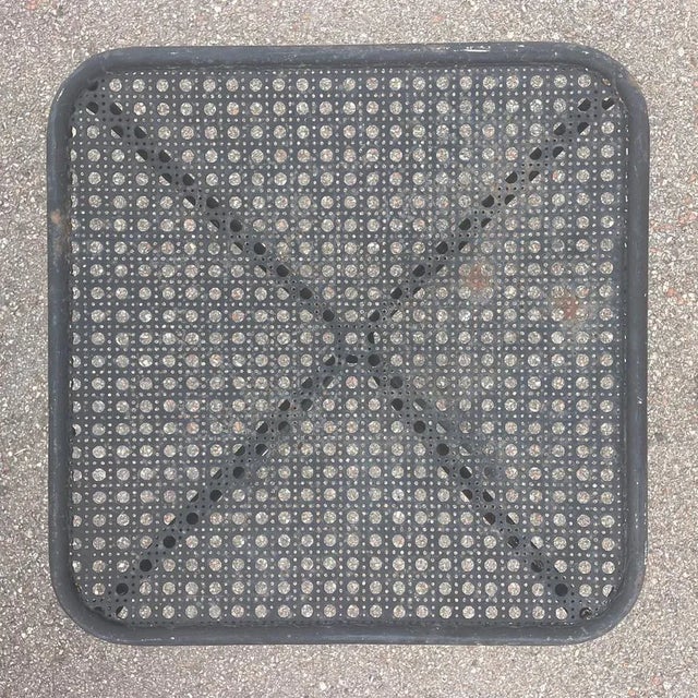 Black Wrought Iron Pedestal Table, 1960s For Sale - Image 6 of 9