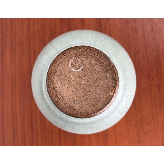 Mid-Century Modern Minimalist German Studio Pottery Vase from Walter Gebauer, 1960s For Sale - Image 10 of 12