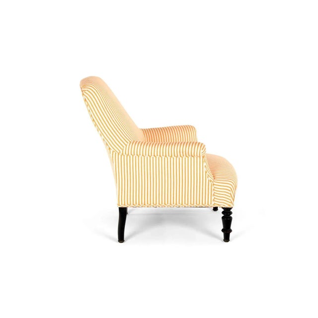 Vintage French Lounge Chair For Sale - Image 3 of 11