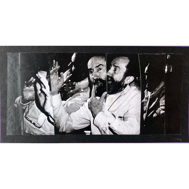 Martin Sumers, Vintage Abstract Expressionist Hyman Bloom Photo Collage Assemblage Photograph For Sale