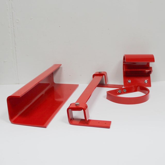 Methacrylate Bathroom Set, 1970s, Set of 4, in Good conditions. Designed 1970 to 1979