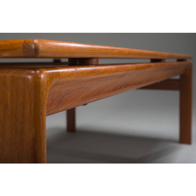 Mid-Century Modern Teak Coffee Table from Komfort, Denmark, 1960s For Sale - Image 12 of 13