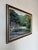 Mid-Century Modern 1970s Vintage Tropical River Landscape Oil on Canvas Painting, Framed For Sale - Image 3 of 12