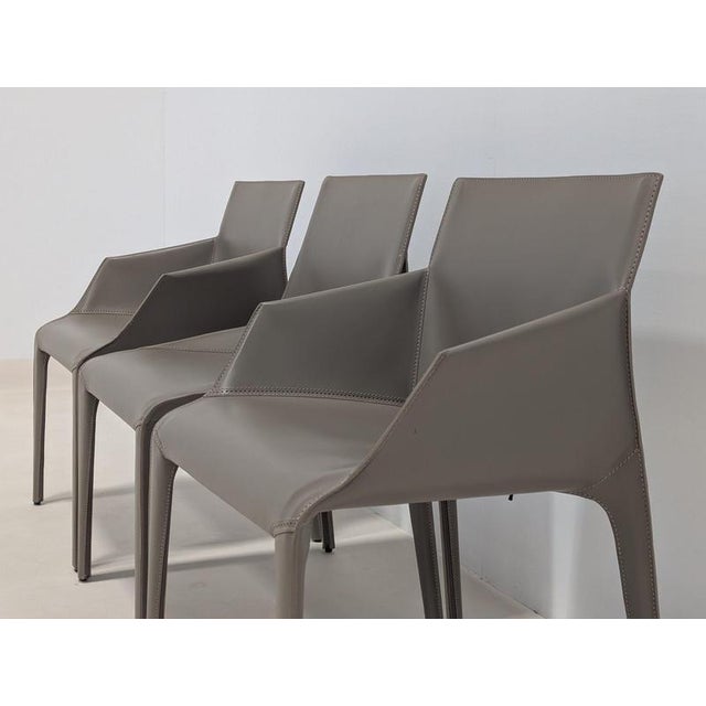 Seattle Dining Chairs from Poliform, Set of 3 For Sale - Image 5 of 13