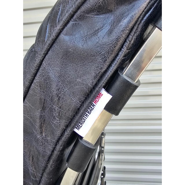 Restoration Hardware Oviedo Style Leather Chaise For Sale - Image 12 of 12