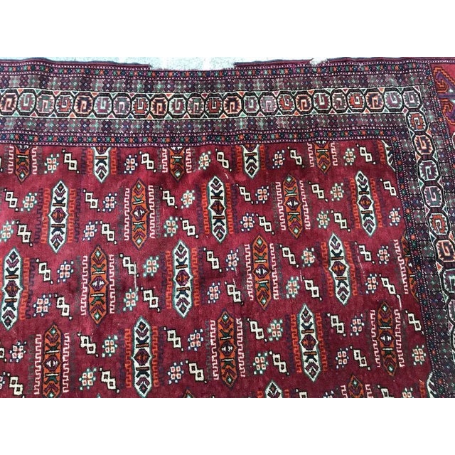 Vintage Tekke Turkmen Boukhara Back For Sale - Image 11 of 16