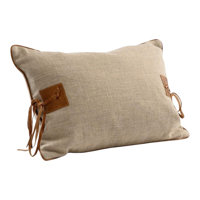 Wildwood Buckaroo Linen Pillow For Sale