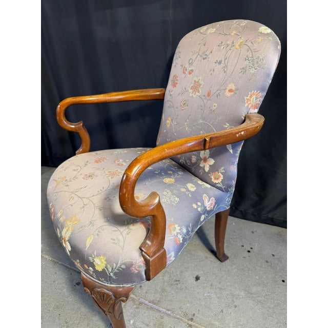 Chippendale 20th Century Southwood Mahogany Ornate Chippendale Side Chair – Made in North Carolina For Sale - Image 3 of 8