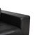 Modern Two-Seater Sofa in Black Leather from Rolf Benz For Sale - Image 3 of 12