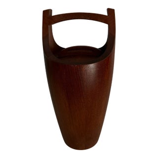 1950s Mid-Century Modern Dansk Teak “Congo” Ice Bucket For Sale
