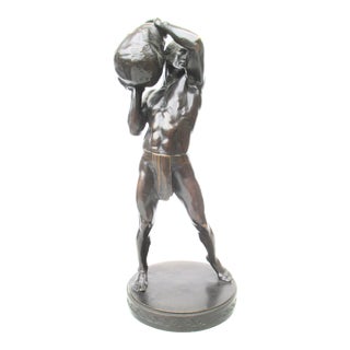 P. Leibkuchler Bronze Sculpture Sisyphus 1900 For Sale