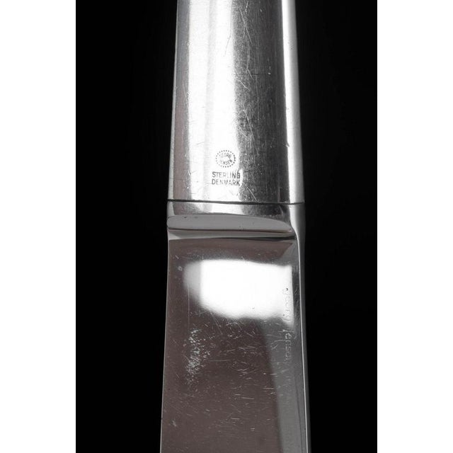 Caravel Dinner Knives by Henning Koppel for Georg Jensen, 1940s, Set of 4 For Sale - Image 4 of 5
