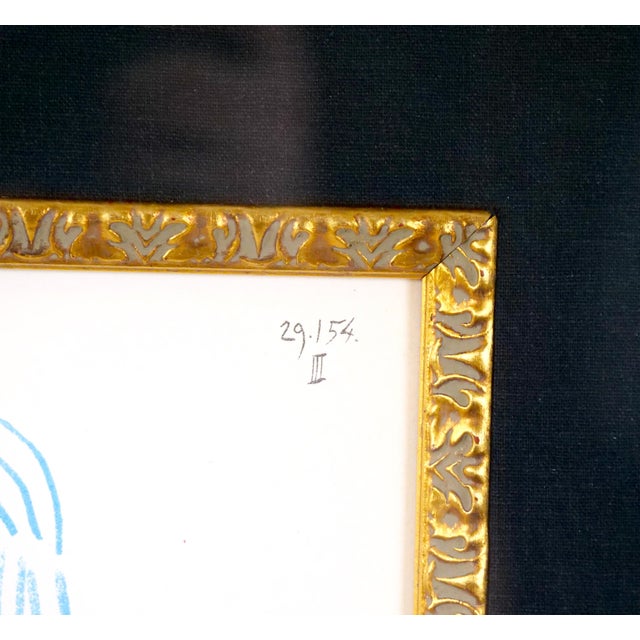 Gilt Wood Frame Pablo Picasso Lithograph "La Comedie Humaine" For Sale In New York - Image 6 of 12