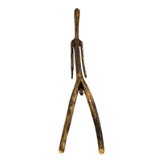 Early 20th Century Senufo Gurunsi Bird Figure 48 Inch Côte d'Ivoire For Sale