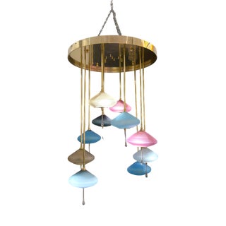Murano Rain Drop Ceiling Lamp For Sale