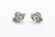 Art Deco Style 18k White Gold, Pearl, Multicolor Gemstones, and Diamond Earrings For Sale In New York - Image 6 of 10