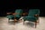 Liceu de Artes e Ofícios Pair of Armchairs in Brazilian Hardwood & Green Velvet by Liceu De Artes E Ofícios, 1960s For Sale - Image 4 of 13