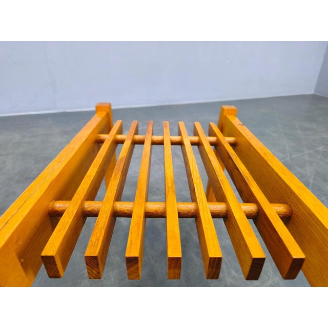 Mid-Century Maple Plant Stands, Czechoslovakia, 1970s, Set of 3 For Sale - Image 16 of 18