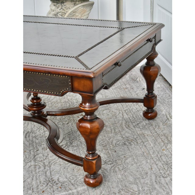 Vintage (2000's) Cocktail Table - HEAVY made by Theodore Alexander Furniture. The table Consists of Wood, Brass, and...