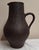 German Handmade Brown Ceramic Handle Vase, 1970s For Sale - Image 6 of 6
