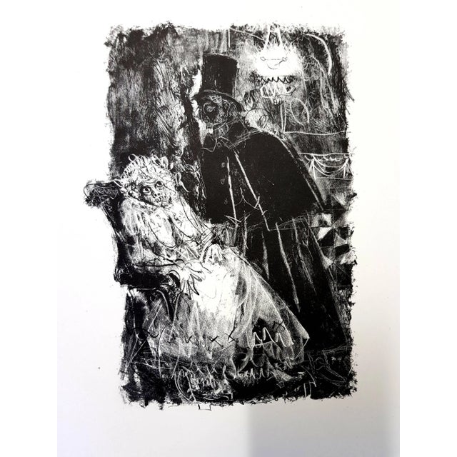 Antoni Clavé - Original Lithograph - For Pushkin's Queen of Spades 1946 For Sale - Image 6 of 6