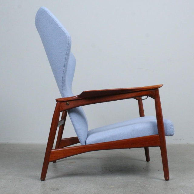 Carlo Wingback Armchair attributed to Ib Kofod-Larsen for Carlo Garn, Denmark, 1960s For Sale - Image 6 of 13