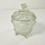 Early 20th Century Early 20th C. Antique Boho Chic Americana Pressed Glass Lidded Footed Candy Dish, Indiana Glass Attributed For Sale - Image 5 of 9