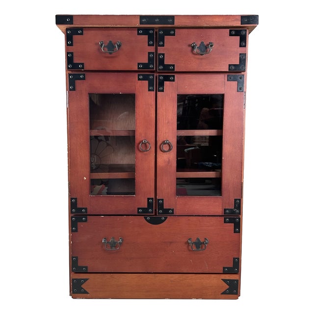 Japanese Tansu Storage Cabinet, 1980s For Sale