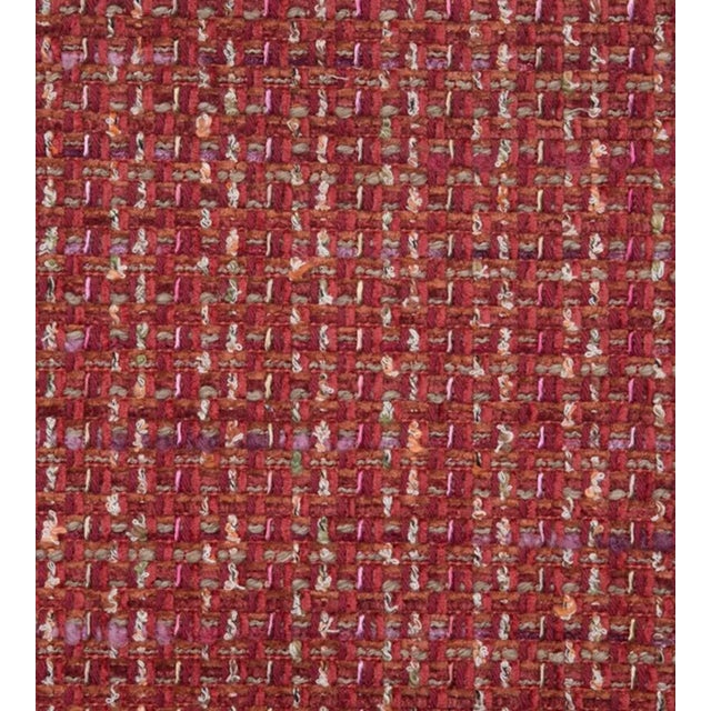 Traditional Sample - The House of Scalamandré Confetti Fabric, Red For Sale - Image 3 of 3