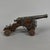 A fascinating and rare handcrafted reproduction of a historical cannon (fortress or naval galleon). A visually striking...